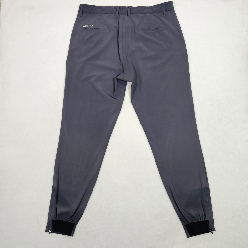 Macade Golf Pants Men's Size 36x31 Dark Gray Slim‎ Fit Tapered Stretch - Picture 4 of 10